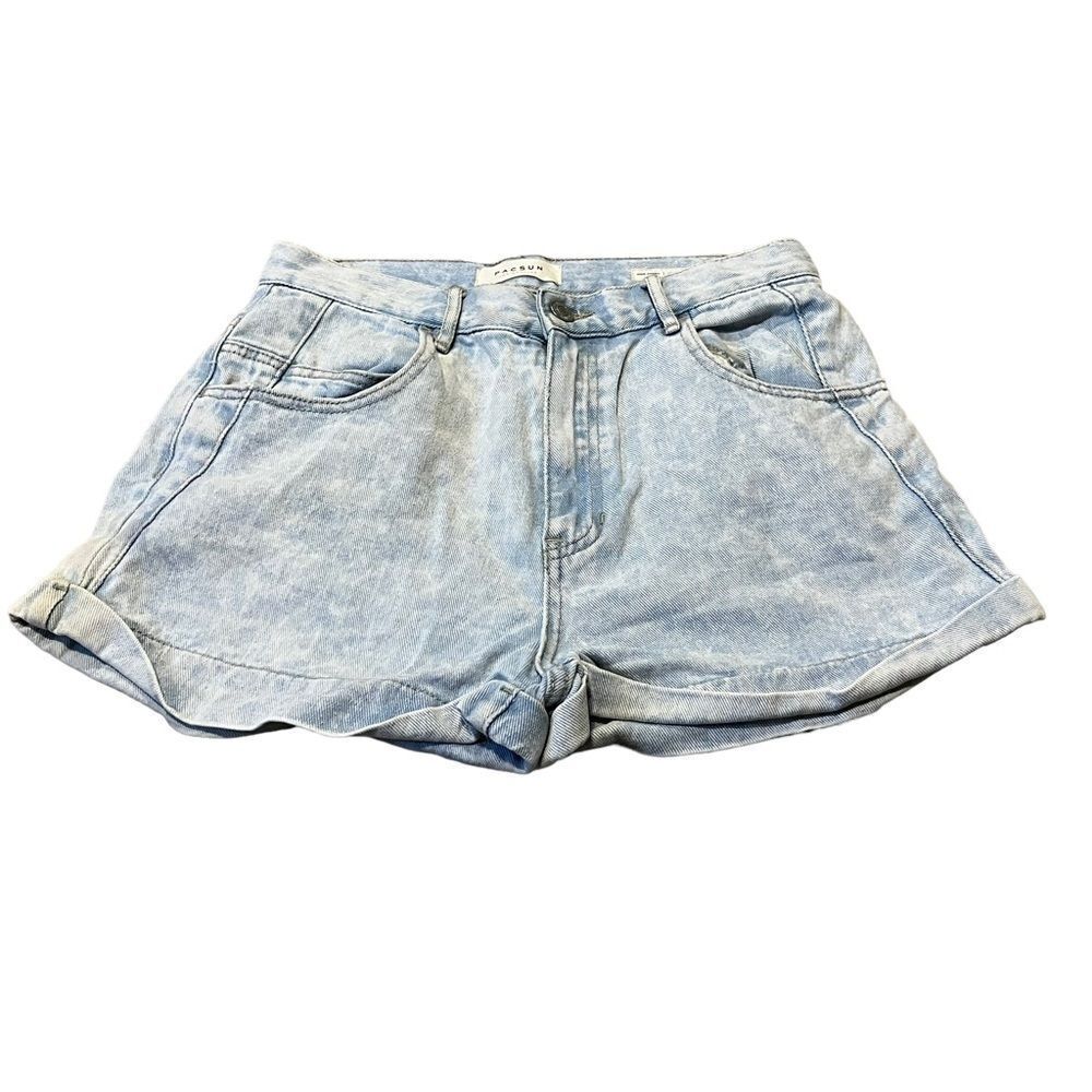 Pacsun Denim Cuffed Mom Shorts